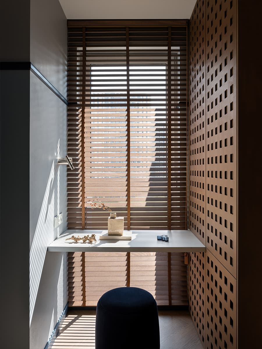 petit espace bureau dans cuisine