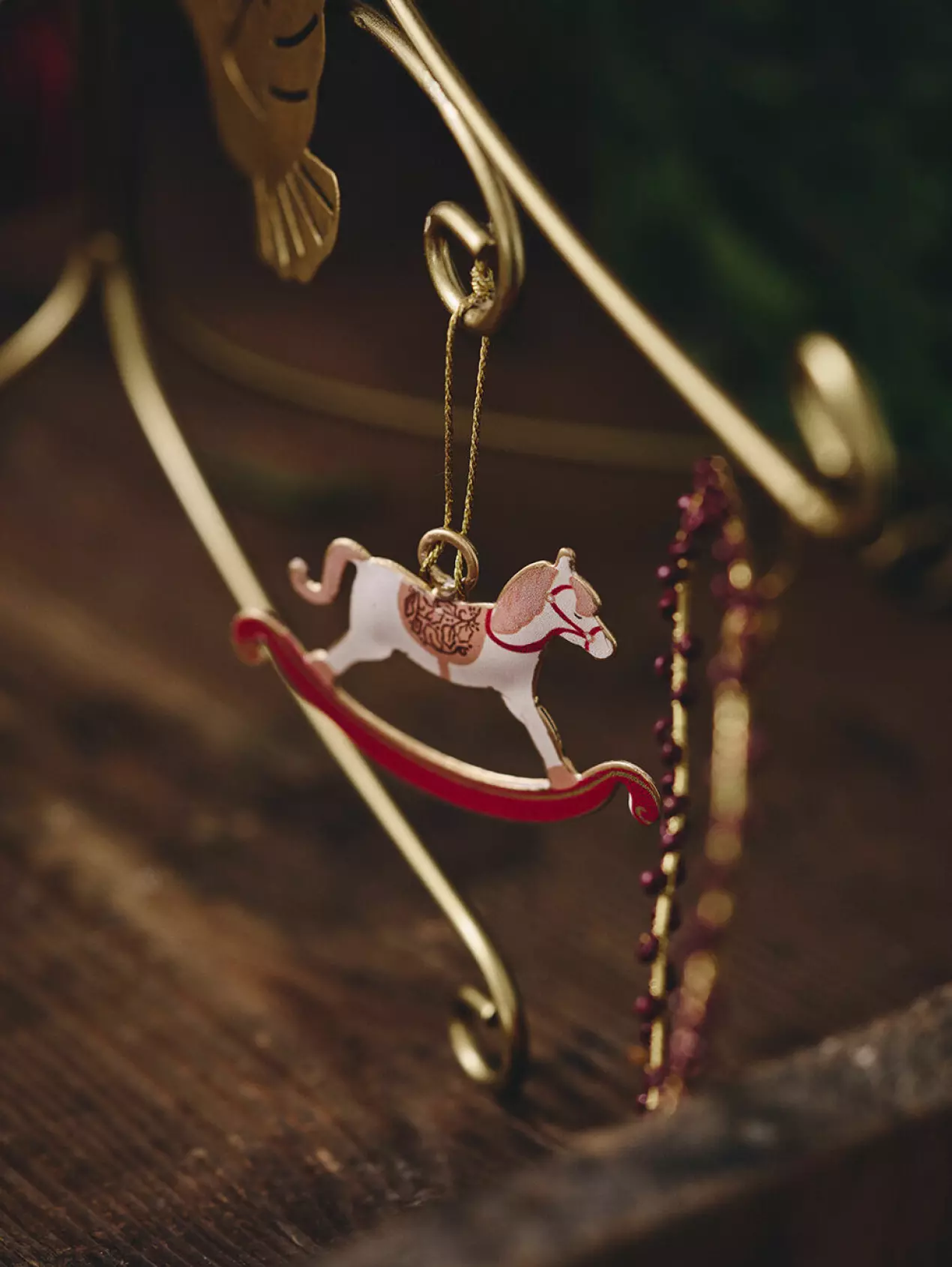 petit cheval de manège pour sapin collection Søstrene Grene Noël 2026 petit cheval de manège pour sapin collection Søstrene Grene Noël 2026