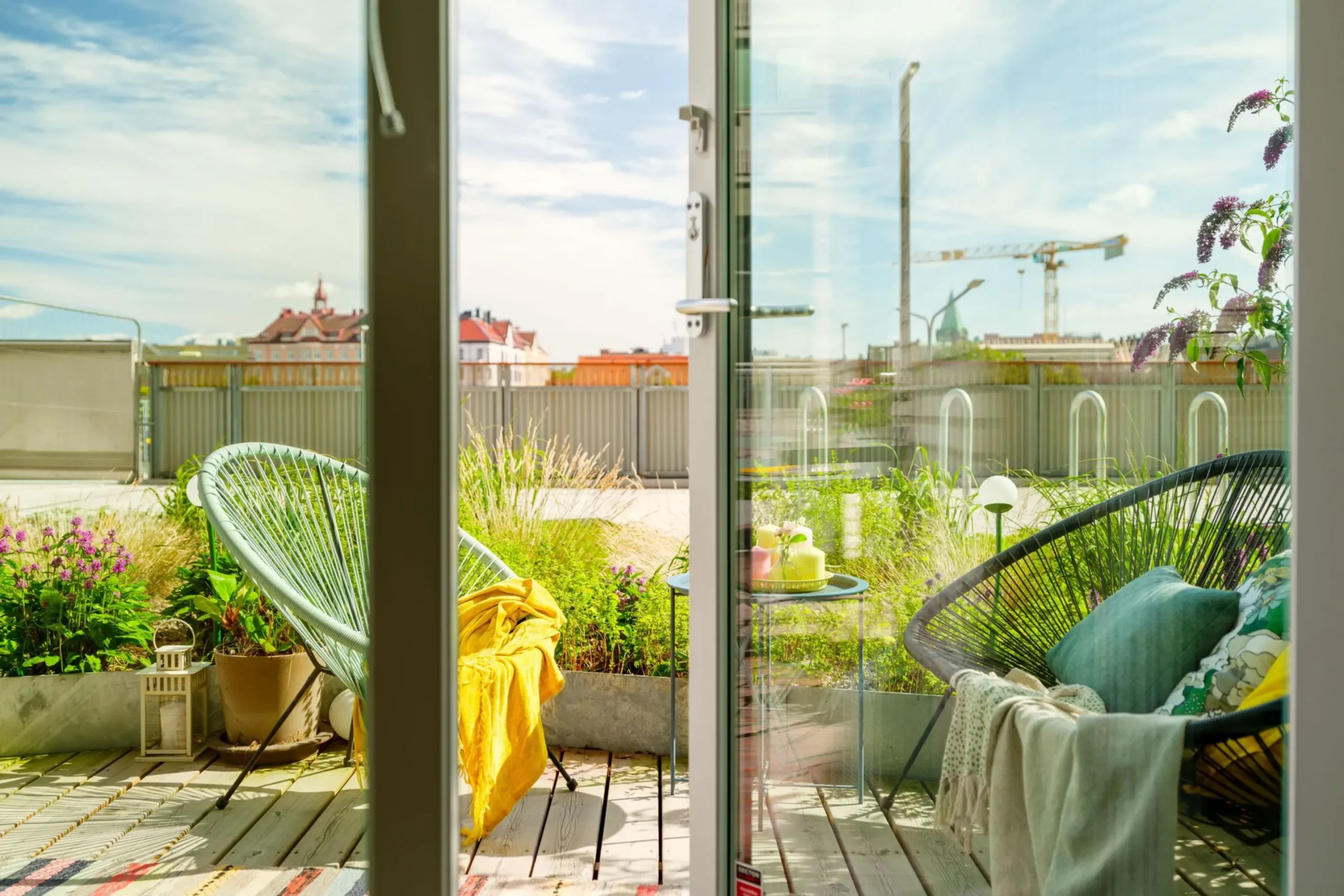 coloured terrace