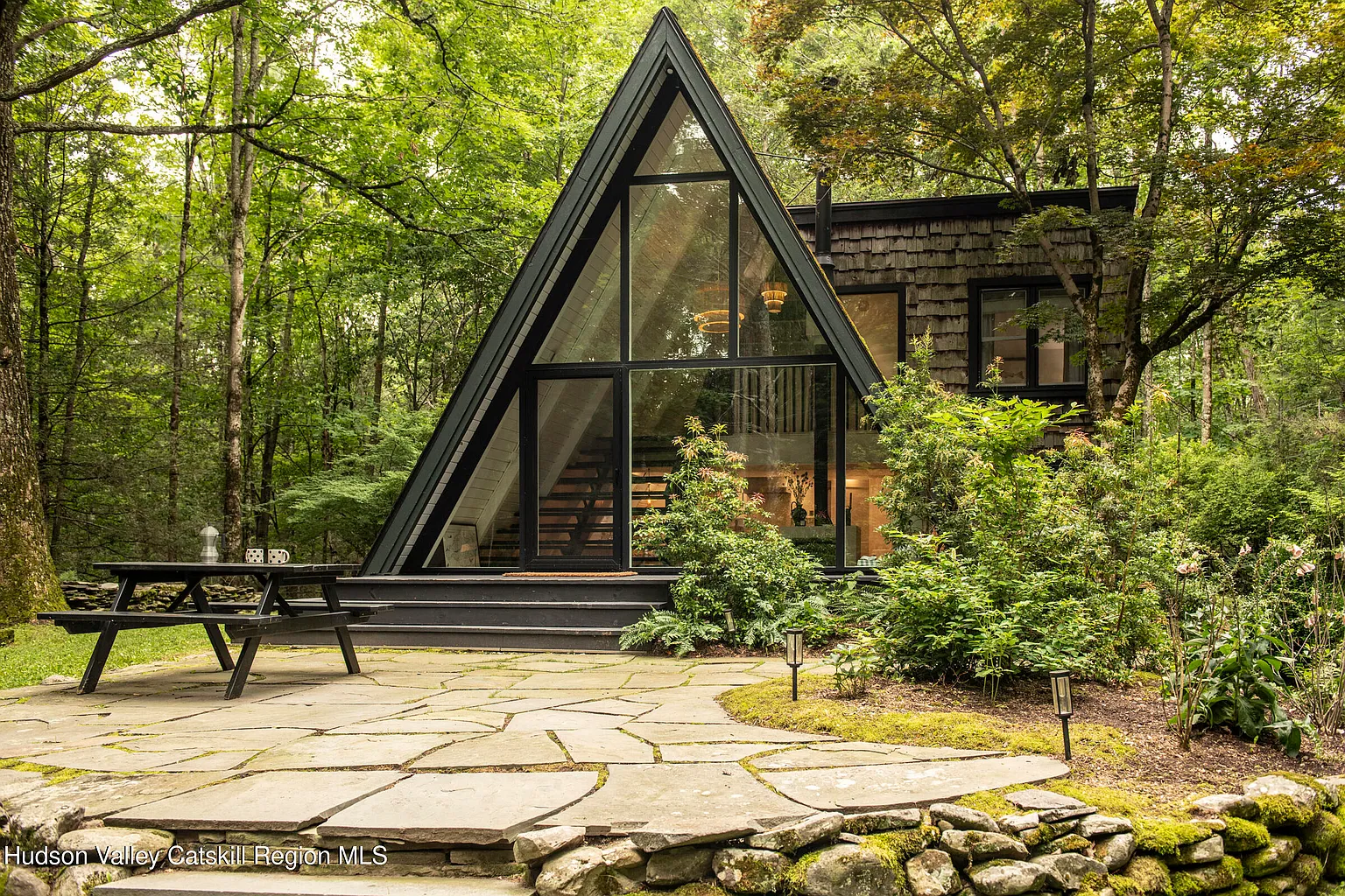 maison A-Frame des années 1970