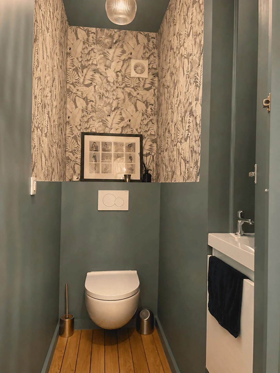 toilettes appartement près de Paris par Charlotte Gille toilettes appartement près de Paris par Charlotte Gille