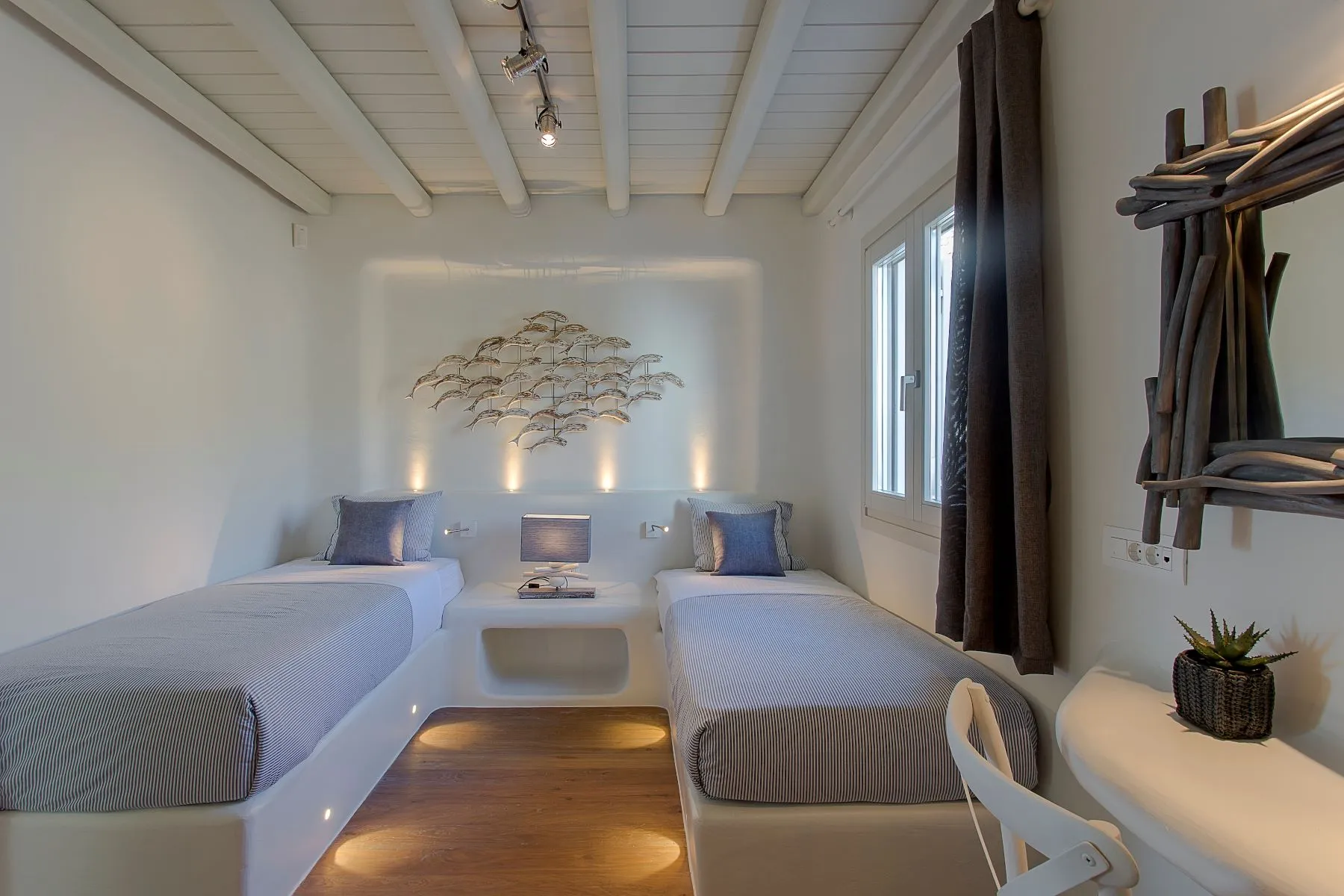 chambre à deux lits