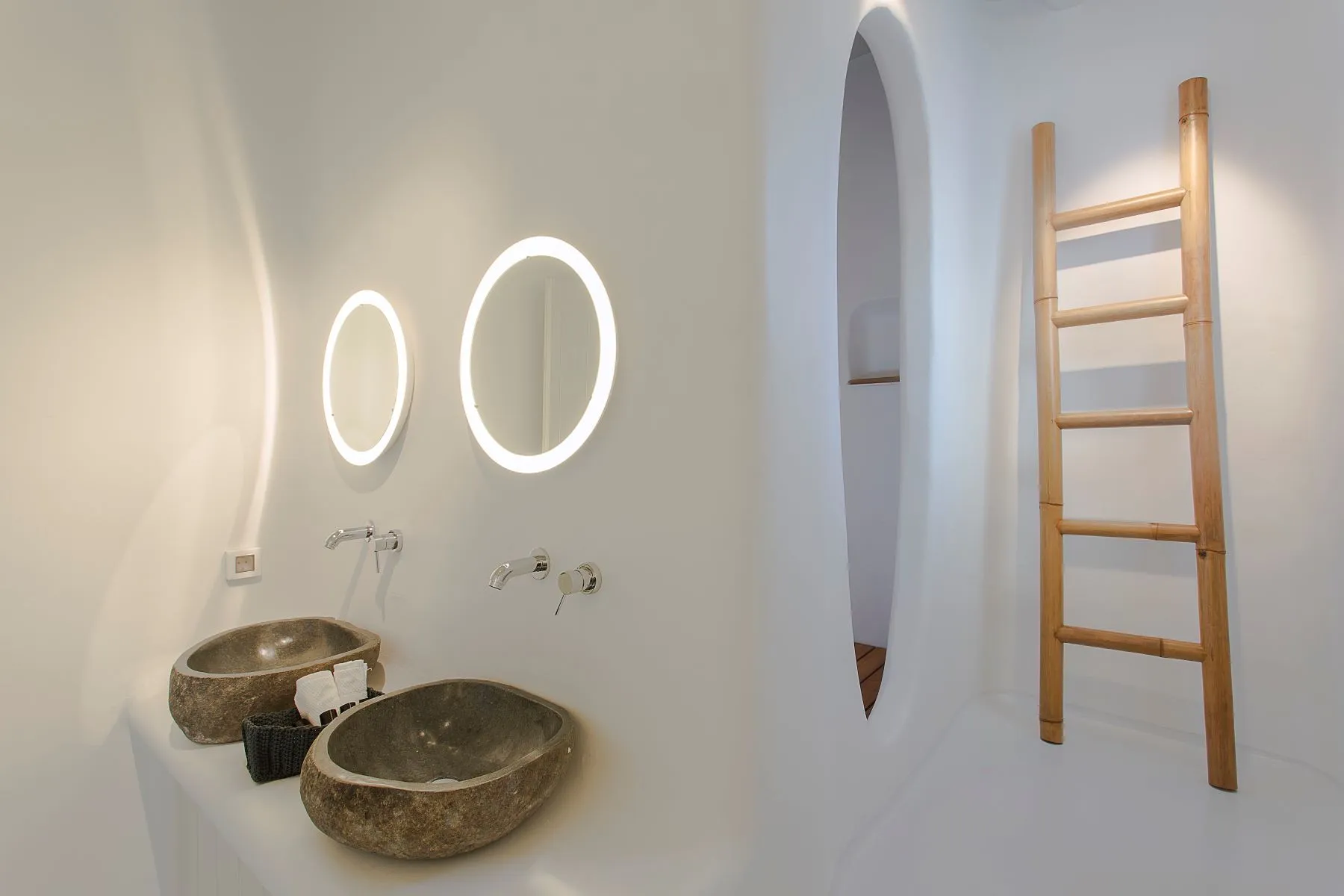 salle de bain organique