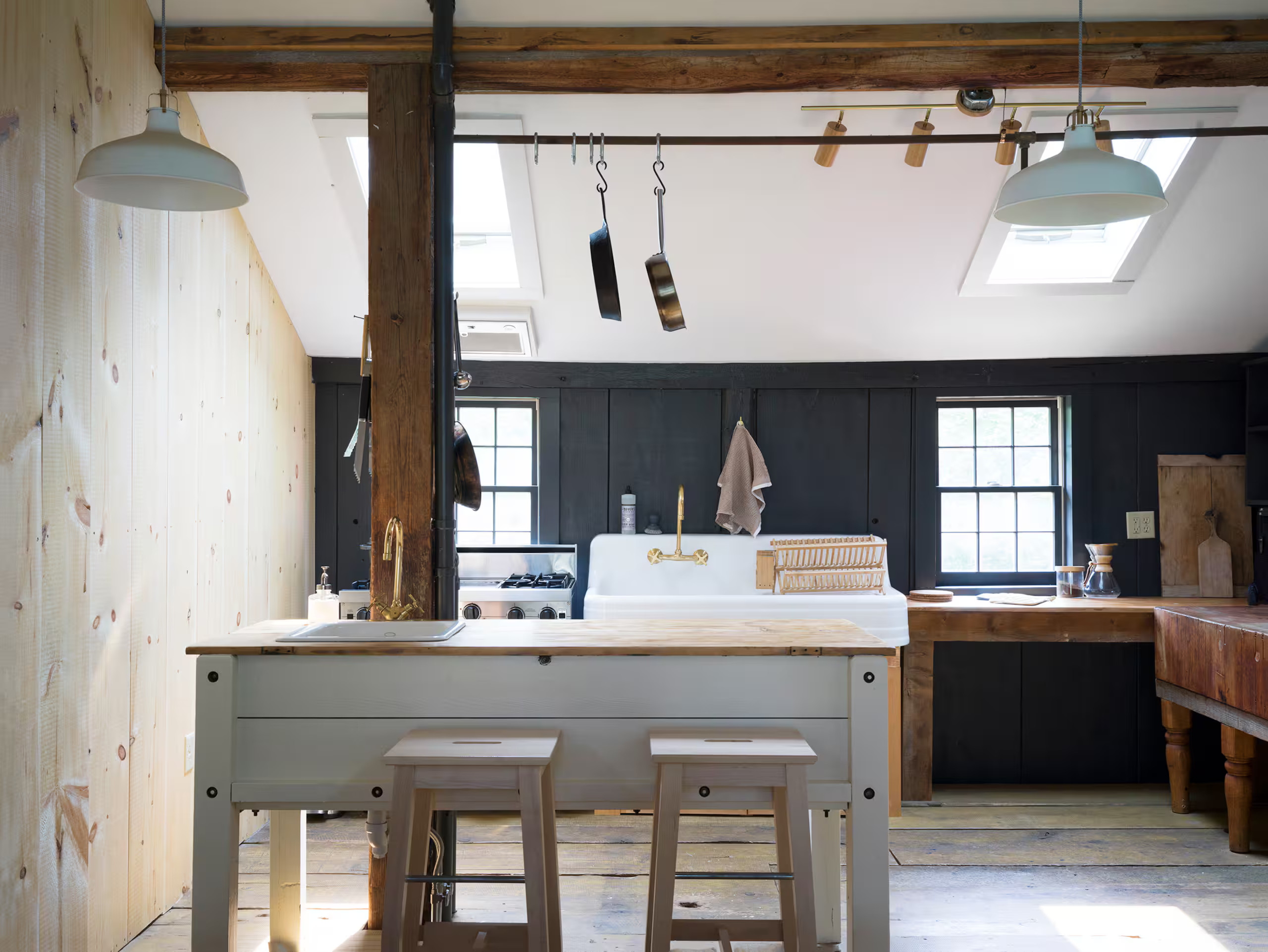 cuisine rustique grange rénovée du 19e siècle