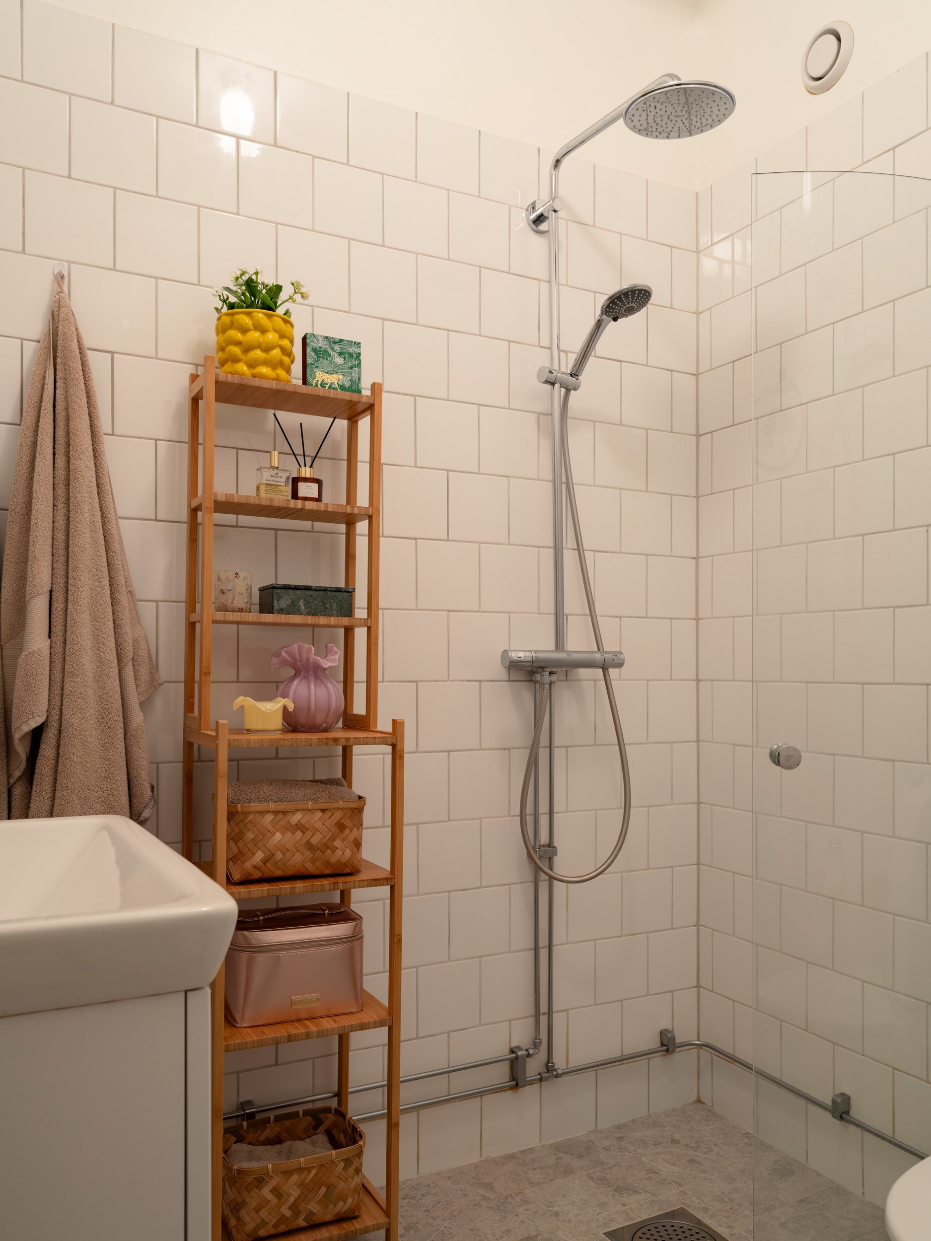 salle d salle d'eau blanche douche italienne
