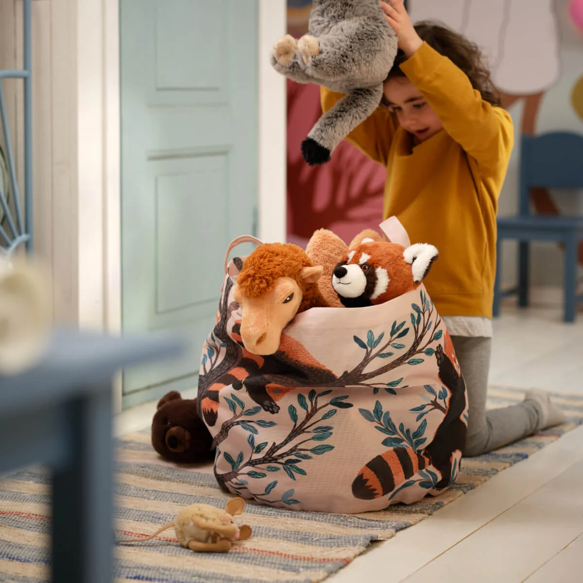 peluches dans sac à jouet peluches dans sac à jouet
