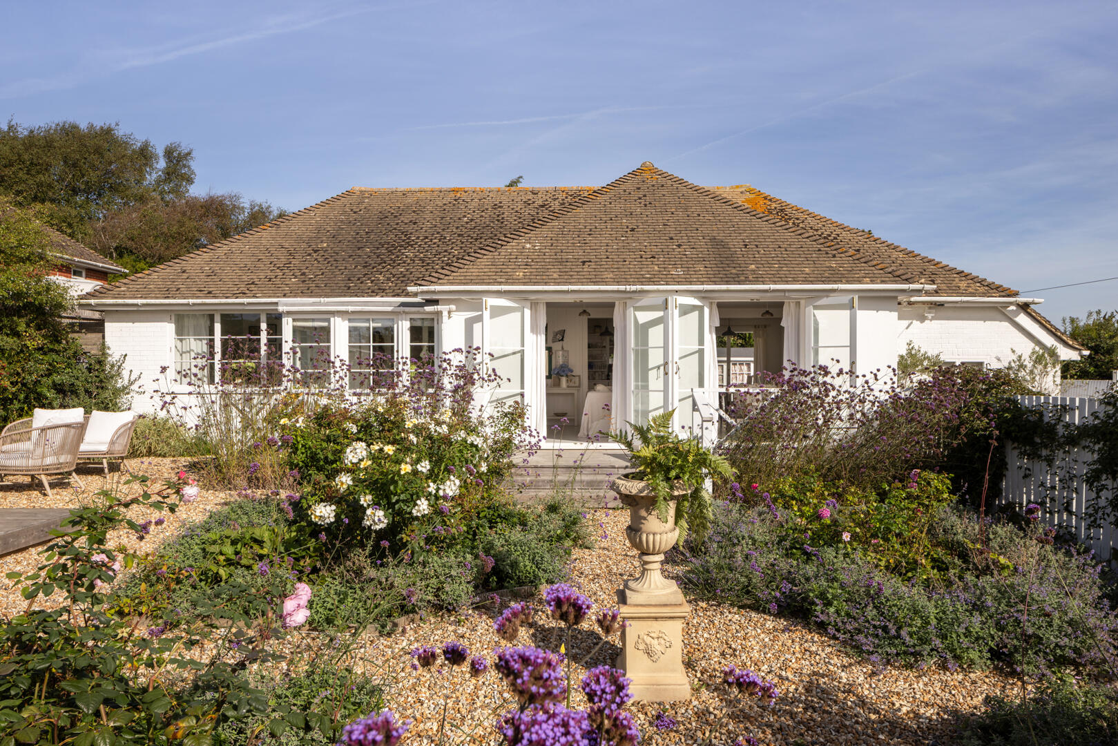 maison avec jardin gravier