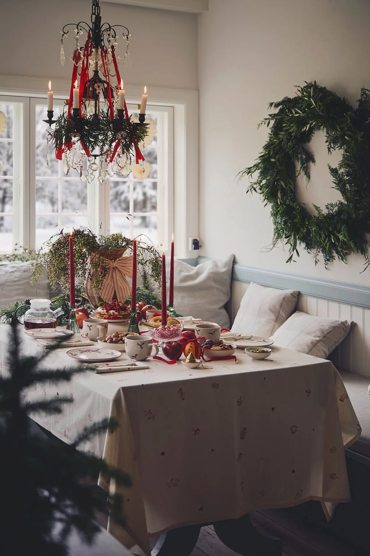 salle à manger décoration Noël salle à manger décoration Noël