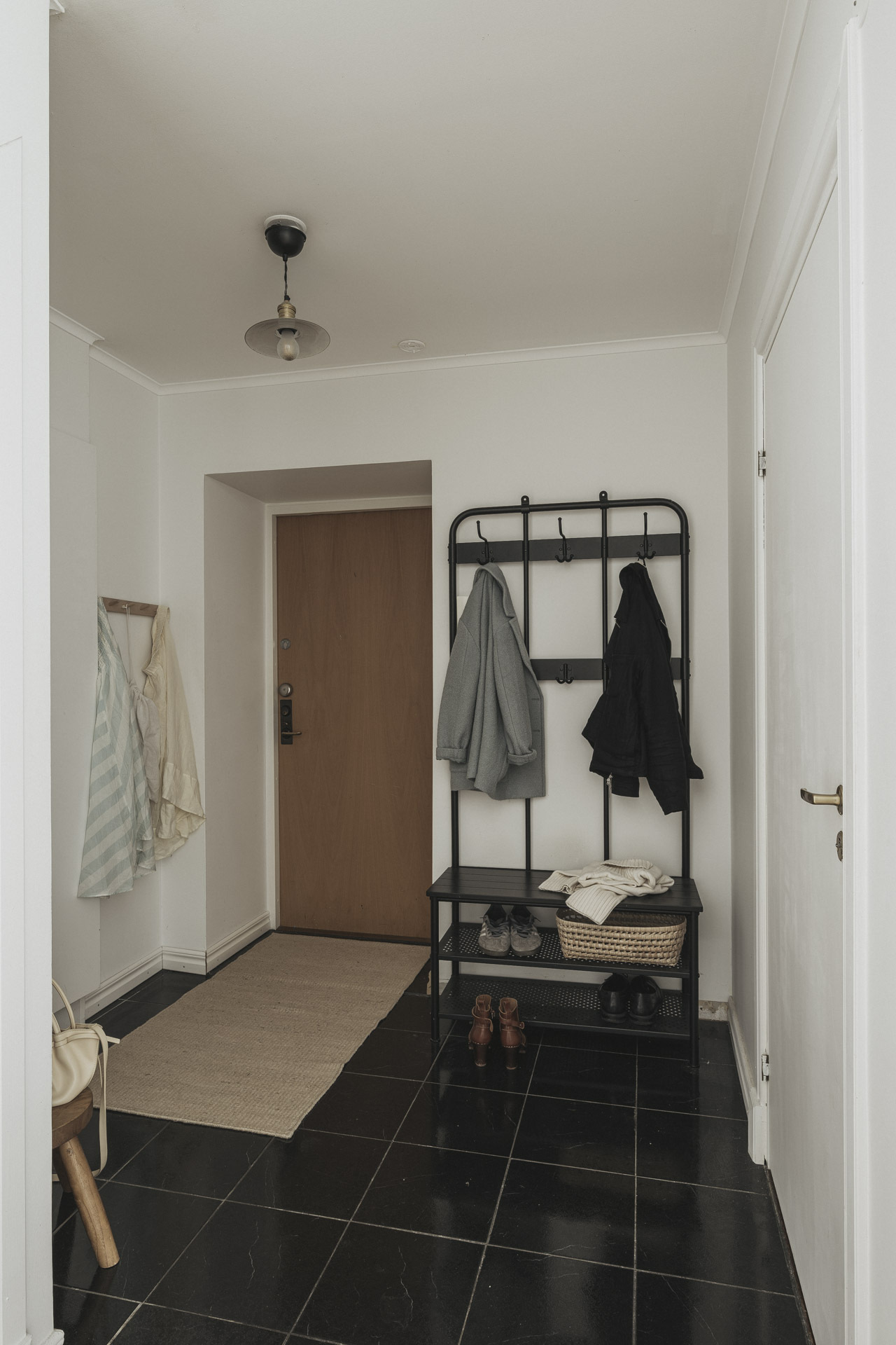 entrée décoration scandinave appartement 50m2