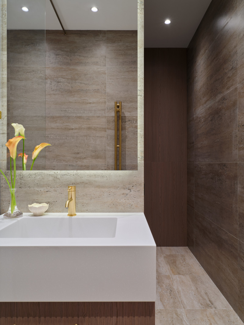 salle de bain design travertin salle de bain design travertin