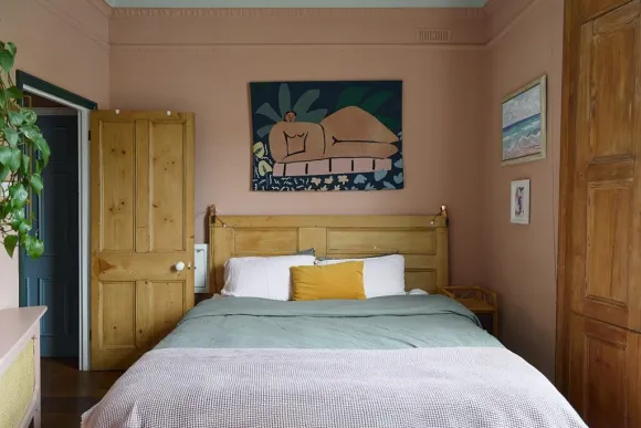 chambre appartement Londres décoration contemporaine