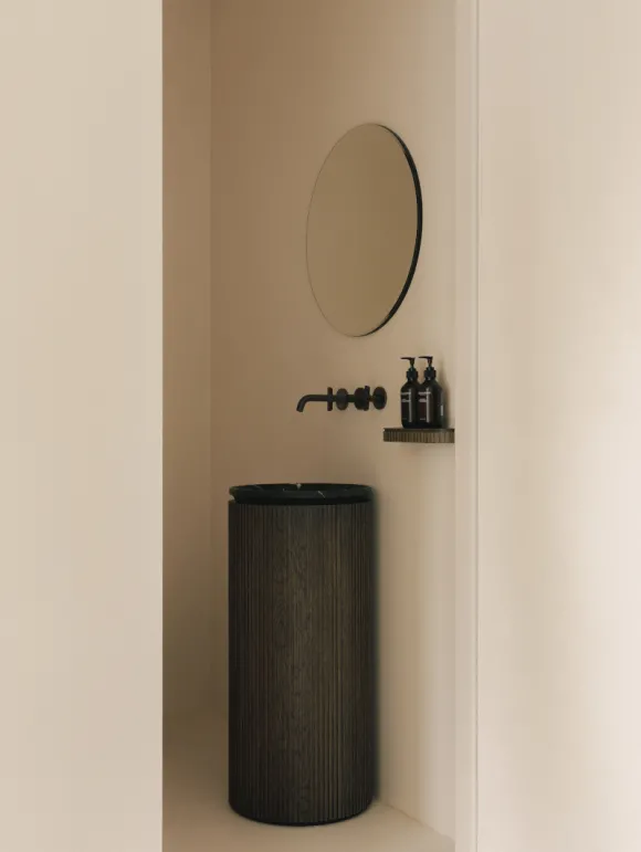 salle de bain décoration contemporaine beige