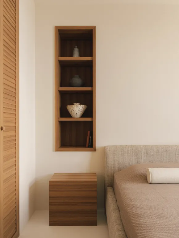 chambre décoration contemporaine beige