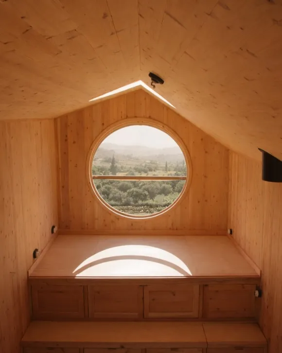 intérieur mini maison mobile Rata