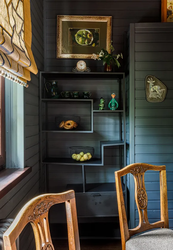 salle à manger décoration vintage