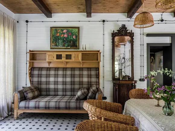 salle à manger décoration vintage