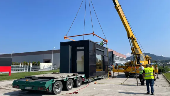 livraison tiny house BIOBUILDS