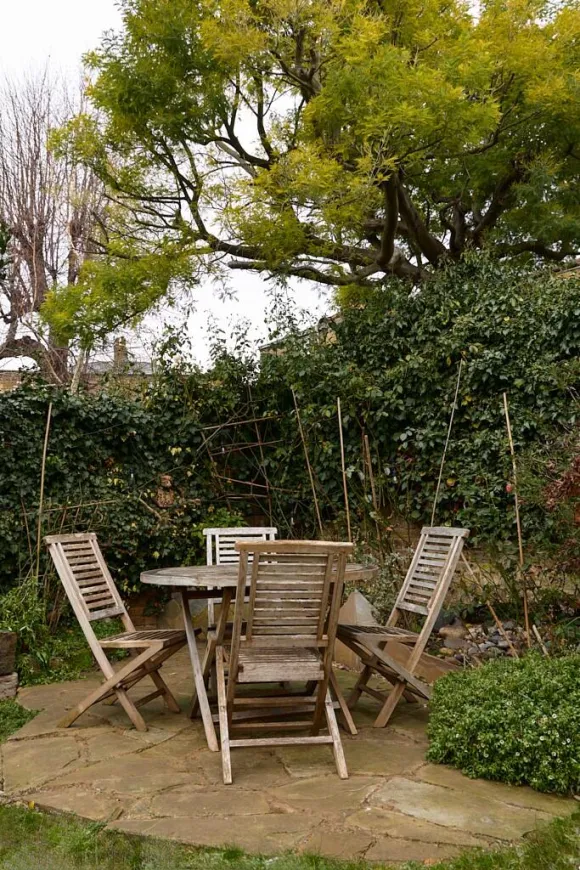 jardin appartement Londres décoration contemporaine