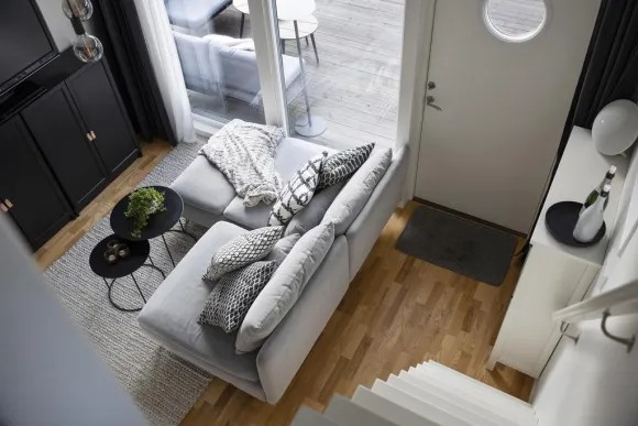 salon mini maison 22m2