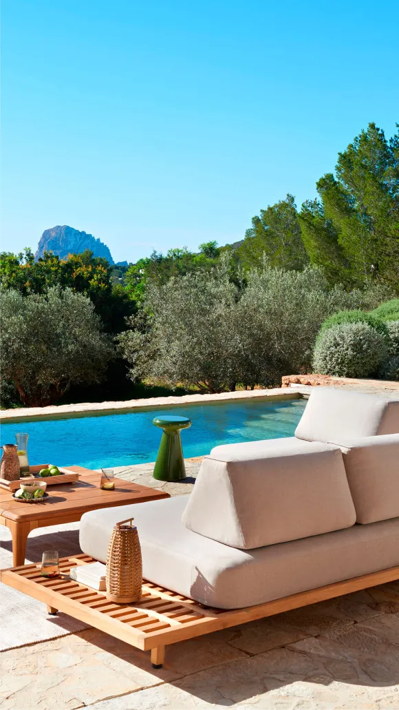 terrasse avec mobilier AM PM outdoor 2026
