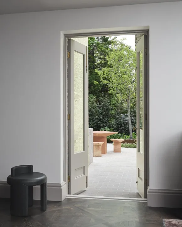 entrée vers jardin