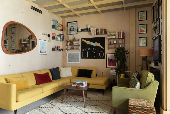 salon décoration vintage maison de ville écoresponsable The Arbour Londres