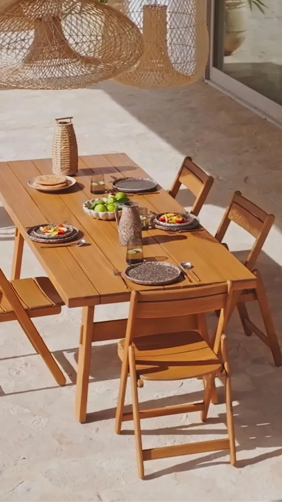 terrasse avec mobilier AM PM outdoor 2026