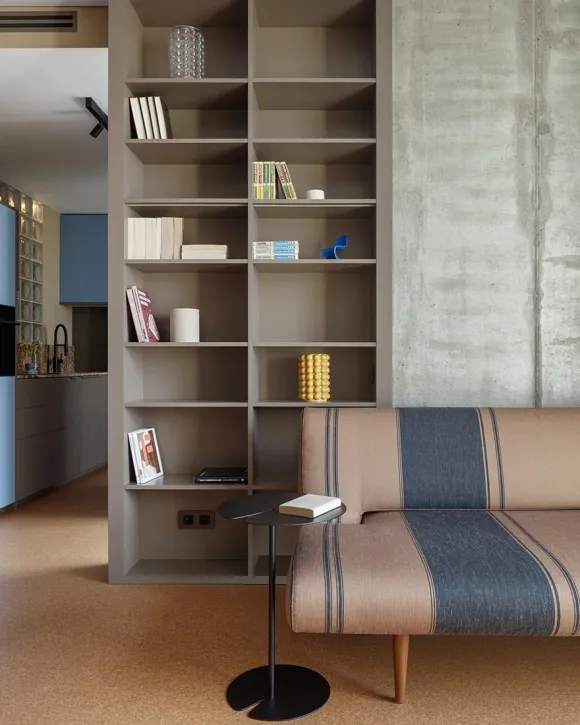 salon studio 41m2 transformé en deux-pièces