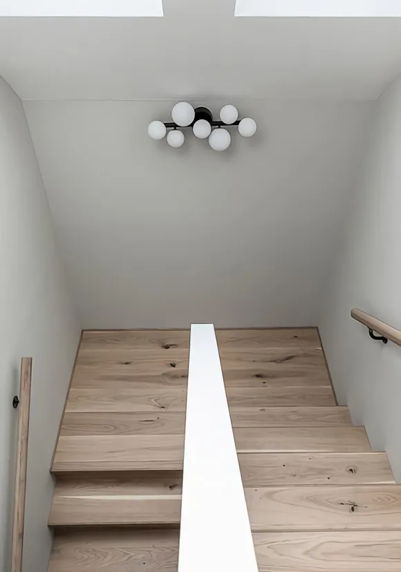 escalier design en bois