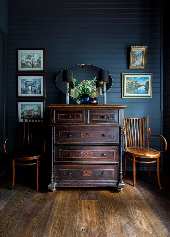 salon décoration vintage