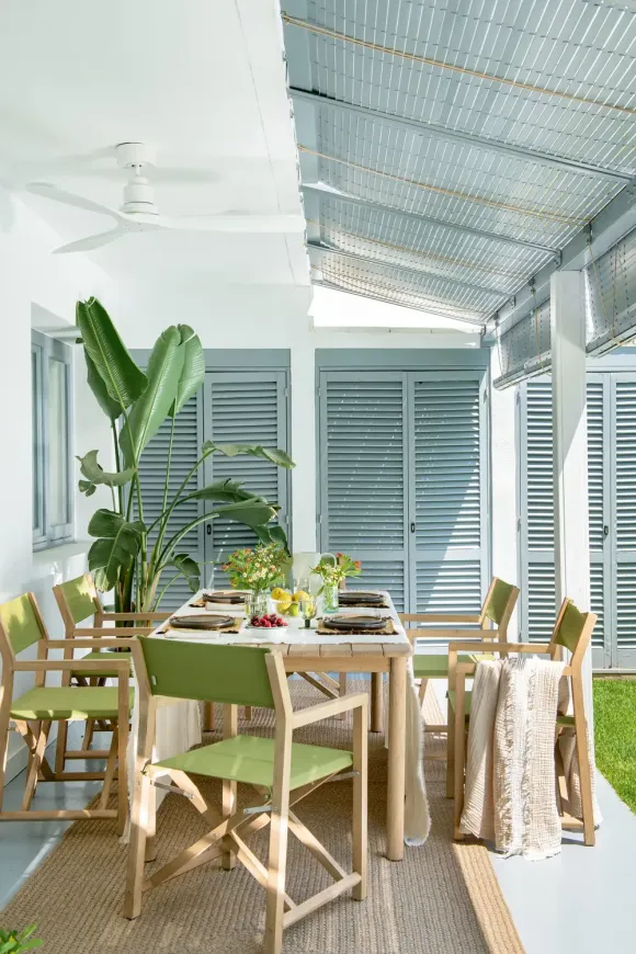 terrasse aménagée mobilier Kave Home