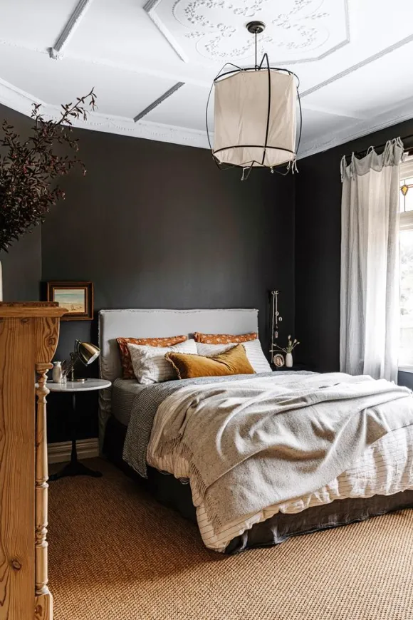 chambre décoration rustique chic et contemporaine