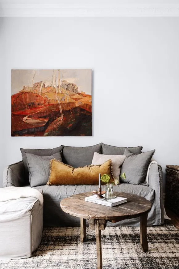 salon décoration rustique chic