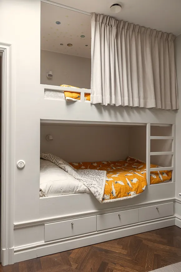 chambre enfants maison de ville décoration scandinave