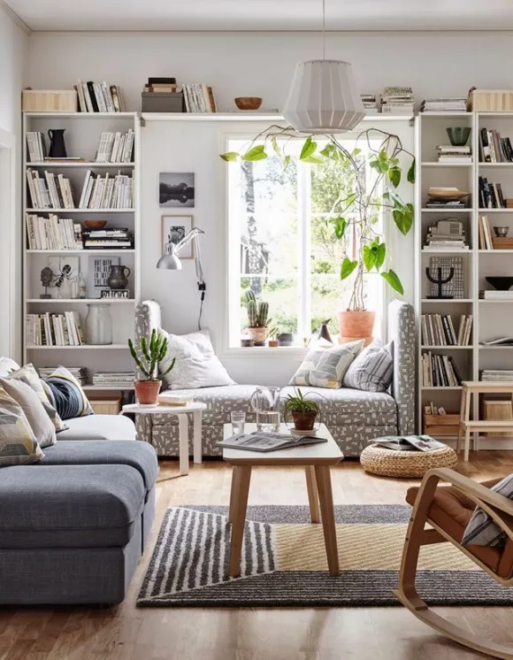 salon décoration scandinave