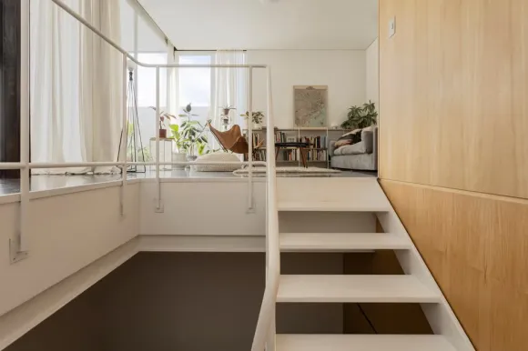 escalier pour salon décoration contemporaine