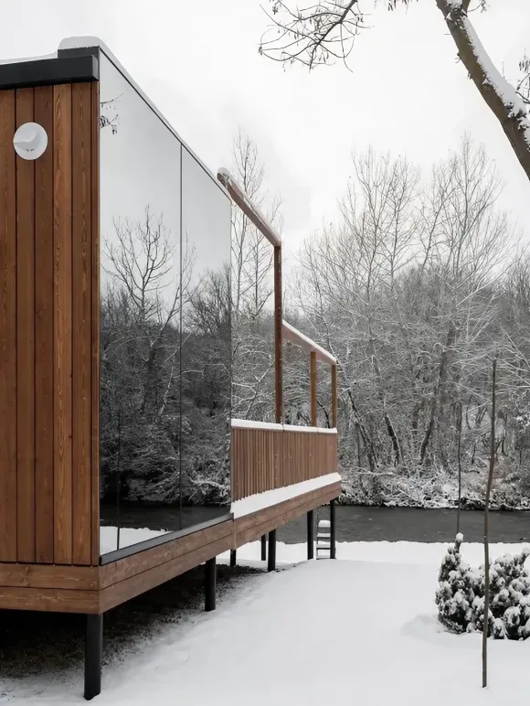 petite maison miroir de 36m2