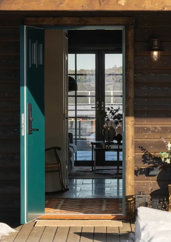 porte entrée duplex contemporain 81m2