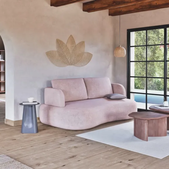 salon canapé rose nouveautés Maisons du Monde 2026 printemps été