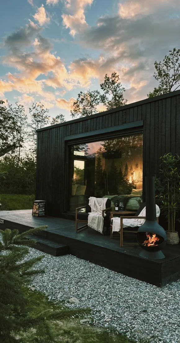 petite maison passive et préfabriquée de 24m2 BIOBUILDS