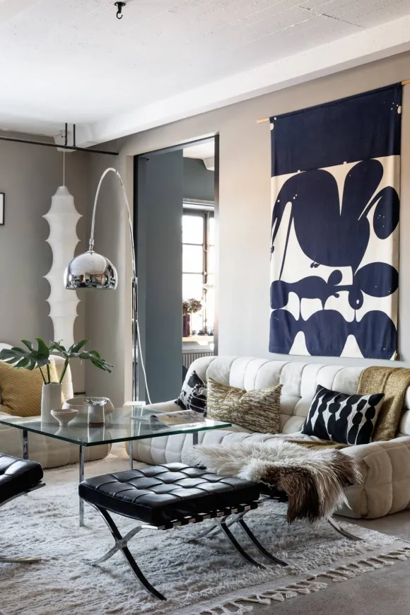 salon décoration scandinave