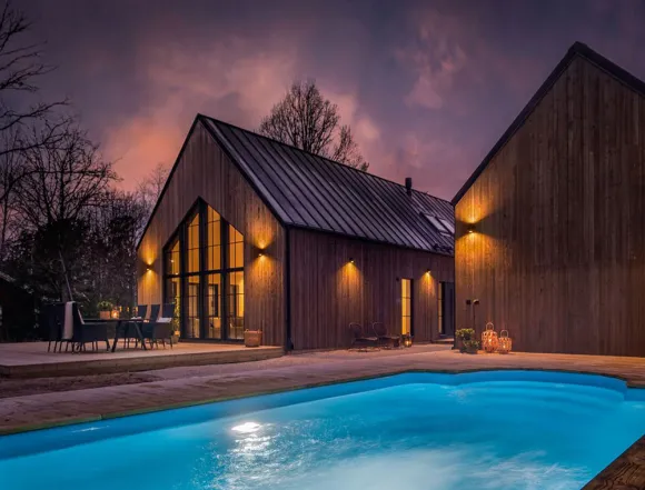 façade maison en bois