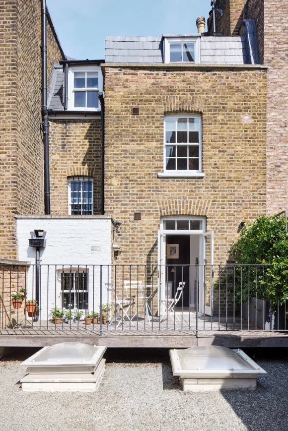 maison de ville en briques Londres Kensington