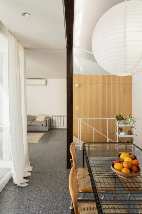 salon et salle à manger décoration contemporaine maison de ville