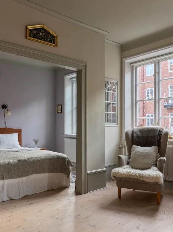 salon décoration scandinave deux-pièces 36m2