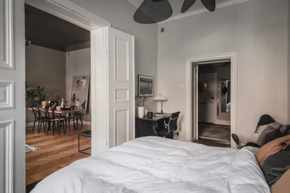 chambre décoration scandinave