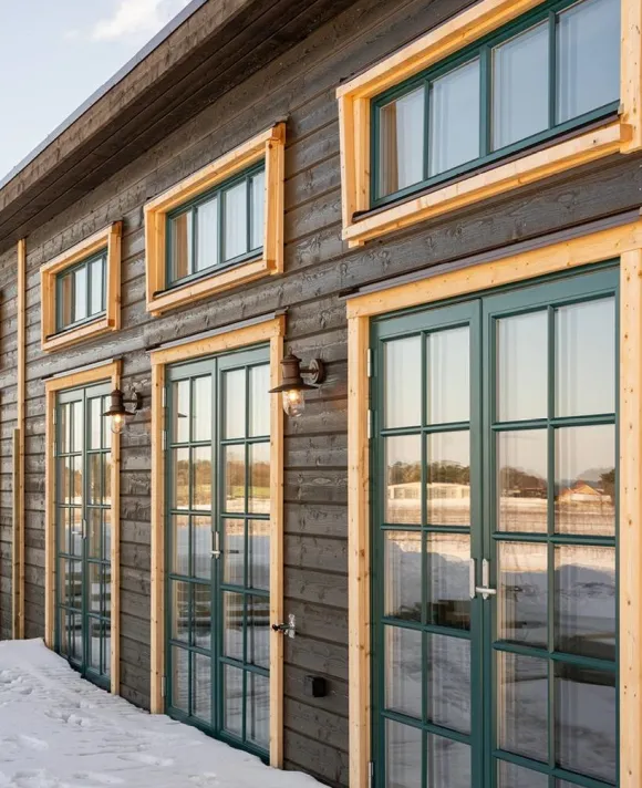 terrasse sous la neige duplex contemporain 81m2