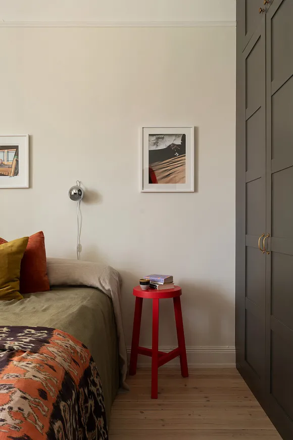 chambre décoration scandinave bohème et vintage