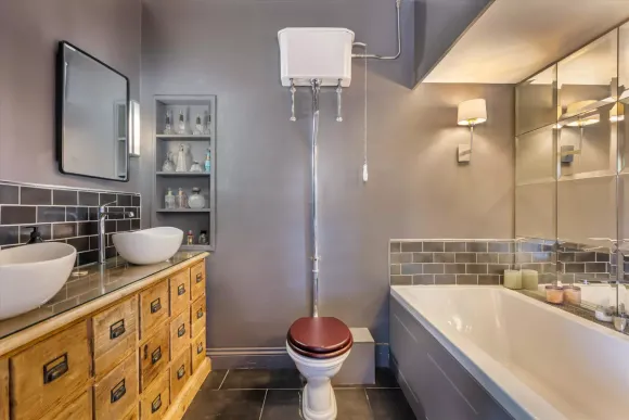 salle de bain vintage