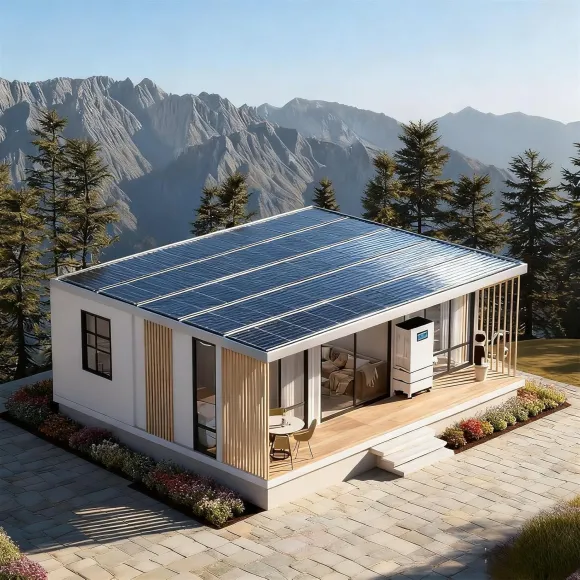 solar powered Amazon mini house